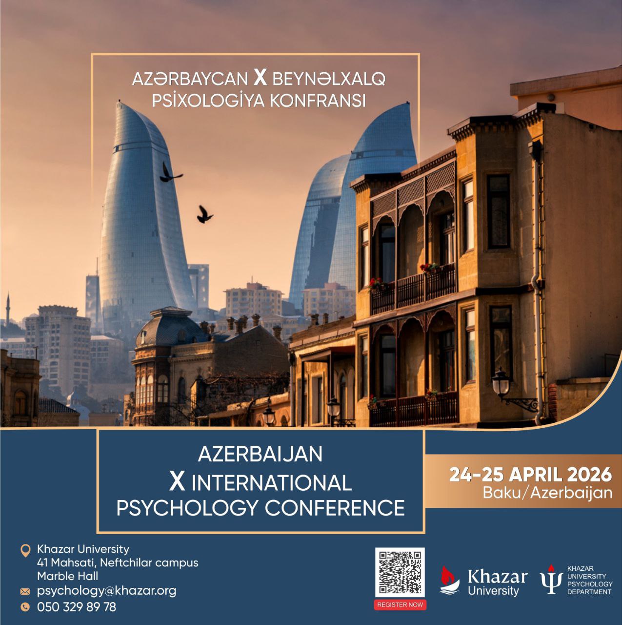 Azerbaijan's 10th International Psychology Conference to Be Held at Khazar University